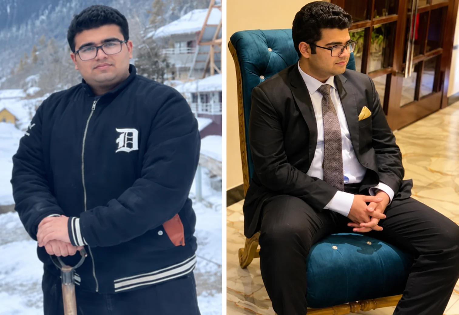 Health and nutrition transformation before and after