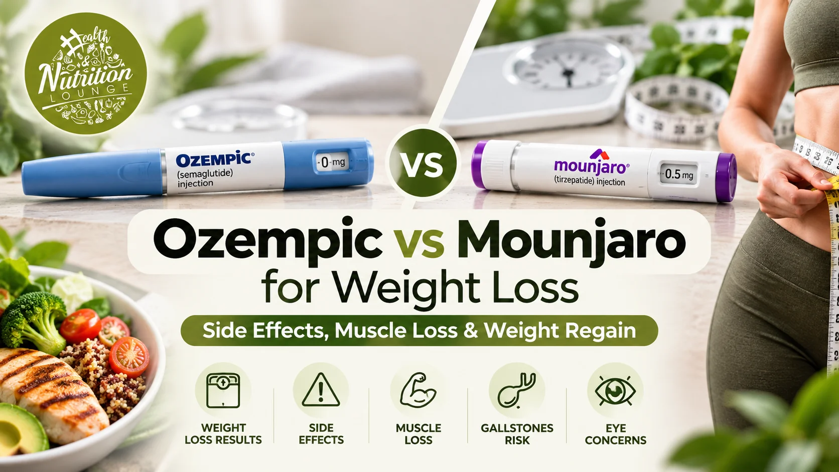 Ozempic vs Mounjaro for weight loss