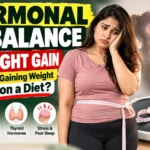 Hormonal imbalance and weight gain, including PCOS, insulin resistance, thyroid hormones, stress and poor sleep.