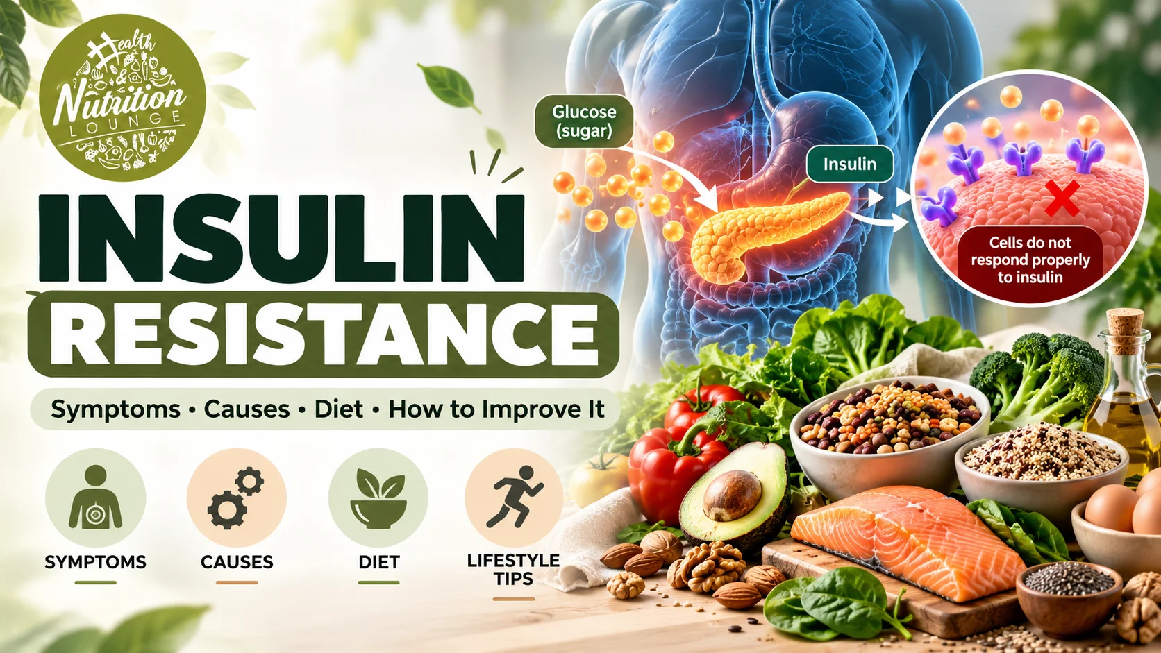 Insulin resistance symptoms, causes and diet guide